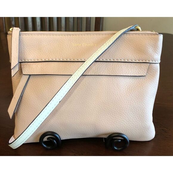 VERA BRADLEY - 🎉HP🎉 Pebbled Leather RFID Convertible Crossbody/Clutch/Pink Blush - Picture 13 of 16